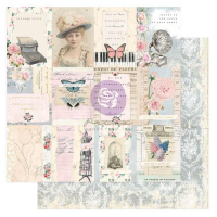 Prima Marketing French Blue 12x12 Inch Paper Pad (999773)